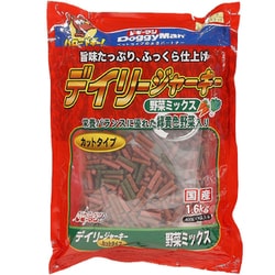 デイリージャーキー 野菜ミックス カットタイプ [犬用おやつ 1.6kg 国産 全犬用スナック]