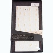 プレミアムクロコ手帳ケースiP6Plus [iPhone 6 Plus/6s Plus 5.5インチ 手帳型ケース クロコダイル ホワイト]