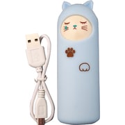 リチウム充電器 キャット cry BL  2200mAh USB出力：1ポート 最大：1A アニマル充電器