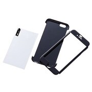 RT-P8TG3/B [iPhone 6 Plus/6s Plus用ハードコーティングシェル プレミアムセット ブラック]