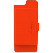 WLY604 [iPhone 6s/6用 Wally 革製プルタブアクションカードホルダー 赤]