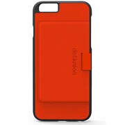 WLC604 [iPhone 6s/6用 Wally 革製プルタブアクションカードケース 赤]