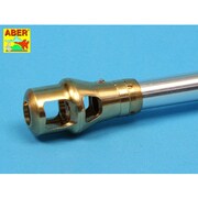 16L09 [1/16スケール 独・ティガーI型後期＆ティガーII・ヘンシェル砲塔用マズルブレーキ プラモデル用パーツ]