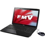 LIFEBOOK AH42/Sシリーズ 15.6型ワイド液晶/HDD750GB/DVDスーパーマルチドライブ/Windows 8.1 64ビット版/シャイニーブラック FMVA42SB