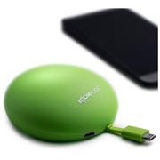 モバイルバッテリー powerpods(パワーポッズ) for Apple Mfi Lightning 2300mAh USB出力:1ポート 最大:2.1A グリーン IBP-PPIGRN