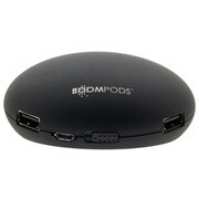 モバイルバッテリー 2×USBモデル(USB出力:2ポート 最大合計:1.5A) Maxpods(マックスポッズ) 5200mAh ブラック IBP-MXPBLK