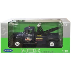 ミニカー　1/18 1956 フォード F-100 クレーン トラック(ブルー) [WE19834BL] ヨドバシ.com - WELLY ウィリー WE19834BL [1/18 フォード F-100