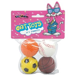 ヨドバシ Com Super Cat スーパーキャット Soleilボールパック 猫用おもちゃ 4個セット 通販 全品無料配達