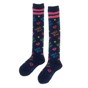 アイカツ！ ソックスブランドC ピンク 22-24cm 512-715 [キャラクター雑貨]
