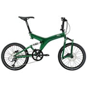 折りたたみ自転車 LGS-JEDI MS 415mm 20型 外装9段変速 ブリティッシュグリーン 15LG-JMS-03