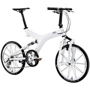 折りたたみ自転車 LGS-JEDI RS 415mm 20型 外装10段変速 LGホワイト 15LG-JRS-01