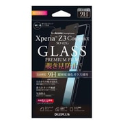 LP-XPZ3CFGLPC [Xperia Z3 Compact SO-02G 保護フィルム ガラス 覗き見180°0.33mm]