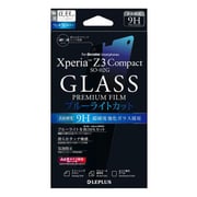 LP-XPZ3CFGLBC [Xperia Z3 Compact SO-02G 保護フィルム ガラス ブルーライトカット0.33mm]
