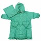 キッズレインコート 子供用 100cm ドット柄 グリーン 6731805-100