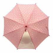 色が変わるハート柄 傘 子供用 45cm ピンク [6731609-S]
