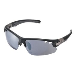 AX-407DPX マットブラック(スモーク×シルバーミラー) [スポーツサングラス]