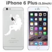 360-832 ホワイト/キス [iPhone 6 Plus/6s Plus専用 Applus アップラス ハードクリアケース]