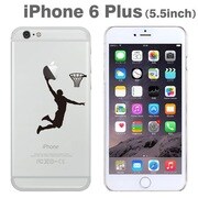 360-832 ブラック/バスケ [iPhone 6 Plus/6s Plus専用 Applus アップラス ハードクリアケース]