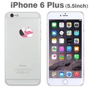 360-832 ピンクパンダ [iPhone 6 Plus/6s Plus専用 Applus アップラス ハードクリアケース]