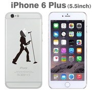 360-8327 ギタリスト [iPhone 6 Plus/6s Plus専用 Applus アップラス ハードクリアケース ヒューマン]