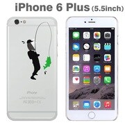 360-8327 フィッシング [iPhone 6 Plus/6s Plus専用 Applus アップラス ハードクリアケース ヒューマン]