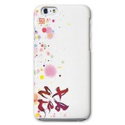 71279 [iPhone 6 4.7インチ ケース 「花」 國重知美×英漢字]