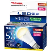 LED電球 E17口金 電球色 600lm 断熱材施工器具・密閉形器具対応 E－CORE（イー・コア） LDA6L-H-E17/S50W/2
