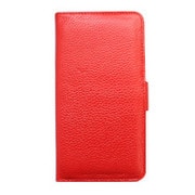 SW-LT1401-RE [Leather Case 本革二つ折り横開きタイプ レッド iPhone 6 Plus 5.5インチ]