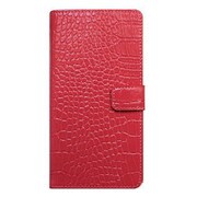 SW-LT1402-PK [Leather Case 本革二つ折り横開きクロコダイル ピンク iPhone 6 Plus 5.5インチ]