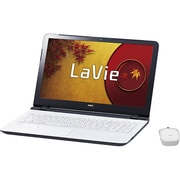 LaVie(ラヴィ) S LS150/TS 15.6型ワイド液晶/HDD750GB/DVDスーパーマルチドライブ/Windows 8.1 Update 64ビット/エクストラホワイト PC-LS150TSW