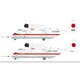 技HC206 MV-22B 仮想海自 第62航空隊（厚木）/仮想空自 第701飛行隊（松島） [1/144スケール]