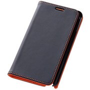 docomo GALAXY Note Edge SC-01G/au GALAXY Note Edge SCL24専用 エッジウィンドウ レザージャケット 合皮タイプ ブラック RT-SC01GLBC1/B