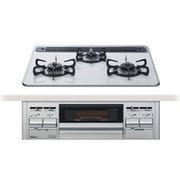 ビルトインコンロ 都市ガス対応 右強火 シルバー/クリアパールホワイト PD-N57WV-60CH-R-13A