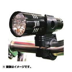 自転車用ライト PINE 9LEDアルミフレームライト R-003B ブラック