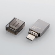 OTG USB3.0対応メモリ スマートフォン タブレット用USBメモリ 32GB ダークグレー MF-SBU332GDG