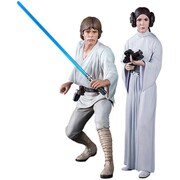 ARTFX＋ STAR WARS(スター・ウォーズ) ルーク・スカイウォーカー＆レイア姫 [1/10スケール 塗装済簡易組立キット]
