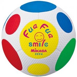 ふぁふぁスマイルサッカー FFF4-CR カラフル [サッカーボール]