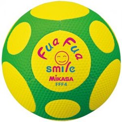 ふぁふぁスマイルサッカー FFF4-YG イエロー/グリーン [サッカーボール]