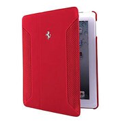 iPad Air専用ブックタイプ本革ケース Ferrari F12 Leather Folio Case レッド FEF12FCD5RE