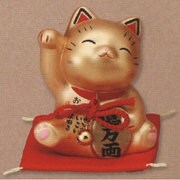 CT7375 [お金招き猫 金]