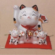 CT7452 [お金招き猫 福づくし・貯金箱]