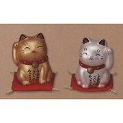 CT7469 [お金招き猫・人招き猫]