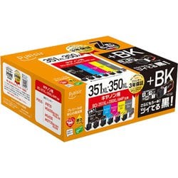 互換インクカートリッジ キヤノン BCI-351XL＋350XL/6MP＋BCI-350XLPGBK 5色パック＋350PGBK互換×2本 PLE-C351XL6P＋BK
