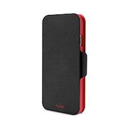 IPC655WALLETBLK1 [iPhone 6 Plus BI-COLOR CASE WALLET 3 CARD POCKETS BLACK RED]