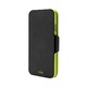 IPC655WALLETBLK2 [iPhone 6 Plus BI-COLOR CASE WALLET 3 CARD POCKETS BLACK GREEN]