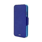 IPC655WALLETBLUE1 [iPhone 6 Plus BI-COLOR CASE WALLET 3 CARD POCKETS BLUE SKY BLUE]