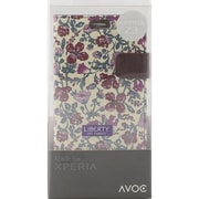 AA400278 [LIBERTY Diary Meadow Violet Xperia用ケース]
