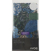 AA400281 [LIBERTY Diary Midnight Green Xperia用ケース]