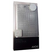 AA400276 [Mono Check Diary Silver Xperia用ケース]