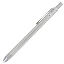 就活ボールペン3way M 0.5mm/0.7mm/1.0mm黒インク シルバー 16-0129-219